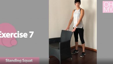 Mini squats for meniscus tear