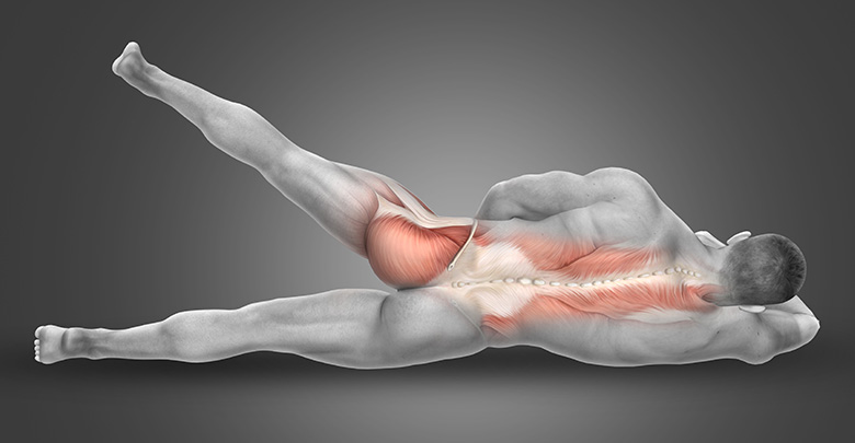 Exercise for hip bursitis often involves rehabilitation of the correct muscles, namely the gluteus medium