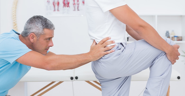 treating bursitis of the hip often involves seeing a physical therapist