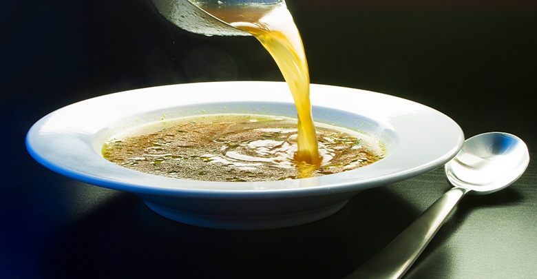 another benefit of bone broth is that it helps collagen production 