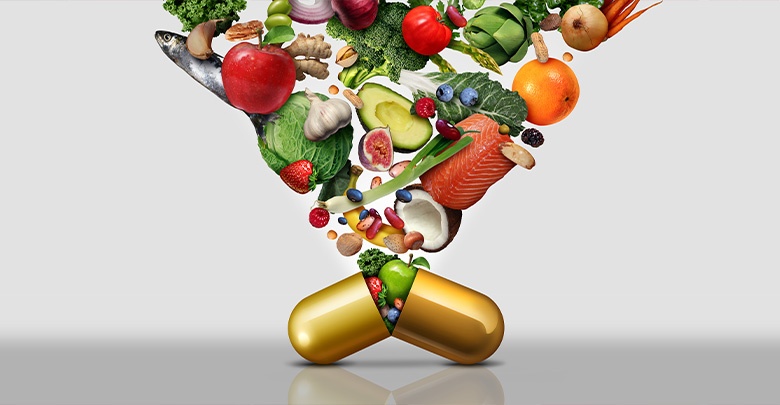 Vitamins should mostly come from food sources rather than in pill form 